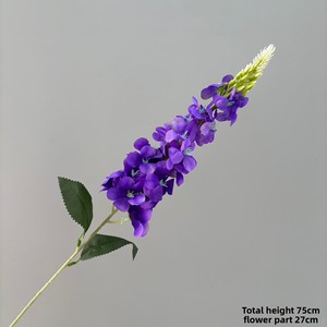Flor Artificial <span class=keywords><strong>de</strong></span> Jacinto Individual, Textura Humectante, para Decoración del Hogar, Hotel, Bodas, Fotografía y <span class=keywords><strong>Arreglos</strong></span> - Product Image 3