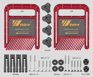 L-HT92 2pcs Woodworking <strong>Plastic</strong> Miter Gauge Tools Feather Boards for Router Table <strong>Saw</strong> and Cutting - Product Image 3
