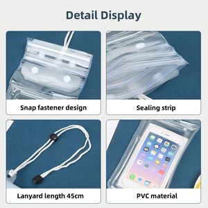 High Quality Waterproof Cell Phone Bag Waterproof PVC Floatable Bag Waterproof Mobile Pouch Mobile Pouch Phone Pouch - Product Image 3