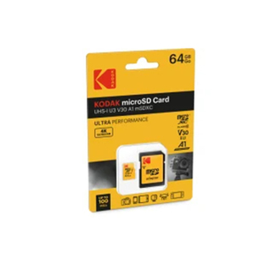 การ์ดหน่วยความจำ Kodak V30 Ultra Micro SDXC 128GB Class 10 UHS 1 U3 พร้อมอะแดปเตอร์ (ความเร็วสูงสุด 100mb/s) รุ่น W/A1 -64GB ถึง 128GB - Product Image 3