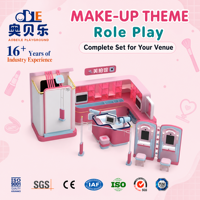 Nouveau style, ensemble photo magnifique pour 3 ans et plus, thème rose amusant FUN MAKE-UP, jeu d'imitation, maison de jeu pour enfants, aire de jeux intérieure