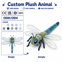 Peluche réaliste en forme d'insecte, jouet en peluche super doux personnalisé avec rembourrage en coton PP, OEM ODM, faible MOQ, fabrication en usine