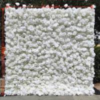 Mur végétal artificiel en soie DKB pour extérieur, enroulable, 8x8 pieds, pour la décoration de mariage, de Noël et du Nouvel An chinois