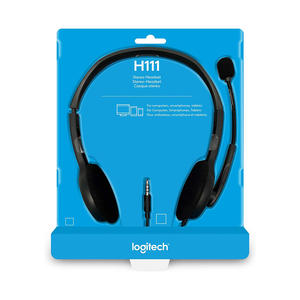 Logitech H111 auricolare Stereo <span class=keywords><strong>per</strong></span> <span class=keywords><strong>cuffie</strong></span> <span class=keywords><strong>con</strong></span> <span class=keywords><strong>Jack</strong></span> da 3.5mm e <span class=keywords><strong>microfono</strong></span> funzione di cancellazione del rumore di comunicazione Wireless - Product Image 4