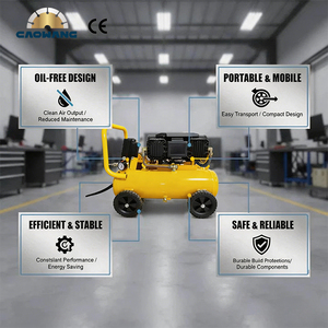 Compresseur d'air industriel portable 2000-28000 tr/min 4200W, moteur silencieux sans huile, réduction du bruit, compresseur électrique refroidi pour applications industrielles - Product Image 6