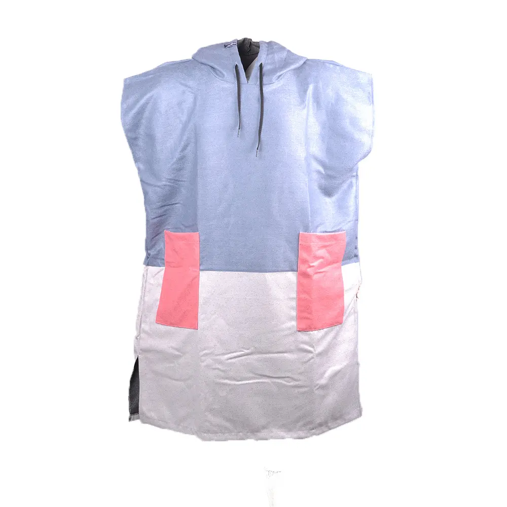 2023 New design Adult Dry Waterproof Terry Hooded Cloth Beach Poncho Towel Changing Robe