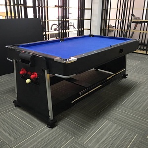 7FT 4 Trong 1 Đa Trò Chơi Bảng Set Bàn Bi-a/Air Hockey/Pingpong/Dinning Bảng - Product Image 4