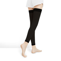 Chaussettes de compression mi-mollet Maso de qualité médicale pour la prévention des varices, opaques noires, 20-30 mmHg