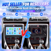 Autoradio Android 9 pouces IPS avec GPS, CarPlay, Bluetooth et écran tactile pour Audi A4 A5 B8 S4 S5 2000-2009 - Vente en gros multimédia