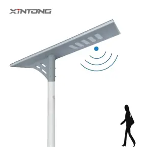 XINTONG IP67 Impermeável Tudo Em Um Integrado 30W 40W 50W 60W Integrado Solar Tudo Em Um LED Street Light