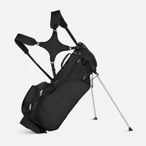 Oem مخصص المحمولة الأوروبية نادي الغولف حقيبة للماء حقيبة لحمل مضرب الجولف مزودة بحامل ل غطاء للمطر حقيبة غولف