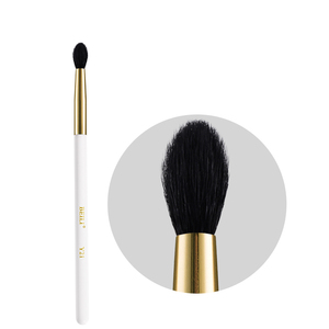High Quality Single Makeup <b>Brush</b> White Handle Black Bristle Cosmetic Makeup <b>Brush</b> Makeup Tools Flat Single Makeup <b>Brushes</b> - Product Image 1