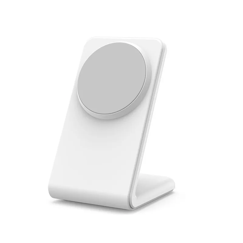 Vertikales 15-W-Ladegerät für den Desktop 3-in-1-Magnet-Saughalterung Drahtloses Ladegerät für iPhone/Airpods/iWatch-Schnell ladung