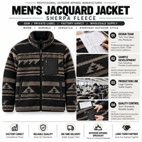 Veste d'hiver en polaire pour homme, color block, sherpa, fermeture éclair intégrale, manteau décontracté d'extérieur, OEM ODM, marque privée, fournisseur d'usine en gros
