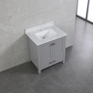 Premium Modern Solid Wood Bathroom Vanity Mirror Included Eco-Friendly Easy-Clean Surface Water Resistant Design Apartment Hotel - Product Image 3