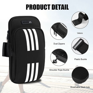 Borsa da braccio porta cellulare per donna uomo bambini <span class=keywords><strong>iPhone</strong></span> <span class=keywords><strong>Galaxy</strong></span> S23 Ultra Edge 3 in 1 borsa per telefono borse a tracolla impermeabili per cellulare - Product Image 3