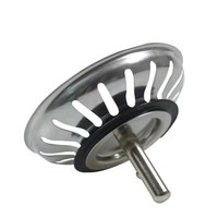 Escurridor de fregadero de cocina de repuesto de acero inoxidable, escurridor, tapón de residuos, relleno de fregadero de cocina del Reino Unido