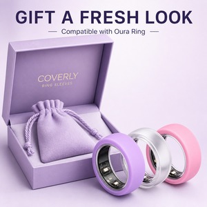 เคสซิลิโคนป้องกันแหวนอัจฉริยะ Oura Ring 5/4 Galaxy Ring RingConn Ultrahuman สีม่วงลาเวนเดอร์ สำหรับโยคะและสุขภาพ นุ่มสบาย - Product Image 6