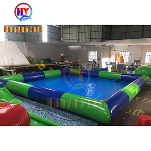 Grande giro gonfiabile 10x6x0.6m piscina gonfiabile quadrata piscina gonfiabile per barche d'acqua - Product Image 4