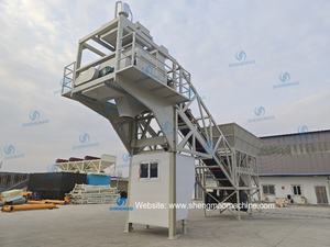 Sheng mao tragbare 60 m3/<span class=keywords><strong>h</strong></span> mobile Beton mischa nlage mit China Fabrik preis zum Verkauf - Product Image 3
