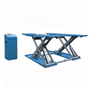 3.0T 1M Height Electrical Lock Release Middle Rise Scissor Car Lift Low Rise Scissor Lift With Movable Kit AA-TCL3100E