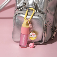 Vente en gros de gloss repulpant crémeux hydratant 8ml, personnalisable, avec porte-clés, marque privée, teinte à lèvres Juciy, teinte à lèvres brillante avec protection solaire