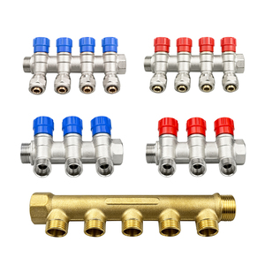 Collettore in ottone Tubomart colore 2-6 modi collettore acqua 36mm 50mm tubo sotto il <span class=keywords><strong>pavimento</strong></span> collettore di acqua in ottone per la casa <span class=keywords><strong>riscaldamento</strong></span> <span class=keywords><strong>a</strong></span> <span class=keywords><strong>pavimento</strong></span> - Product Image 5