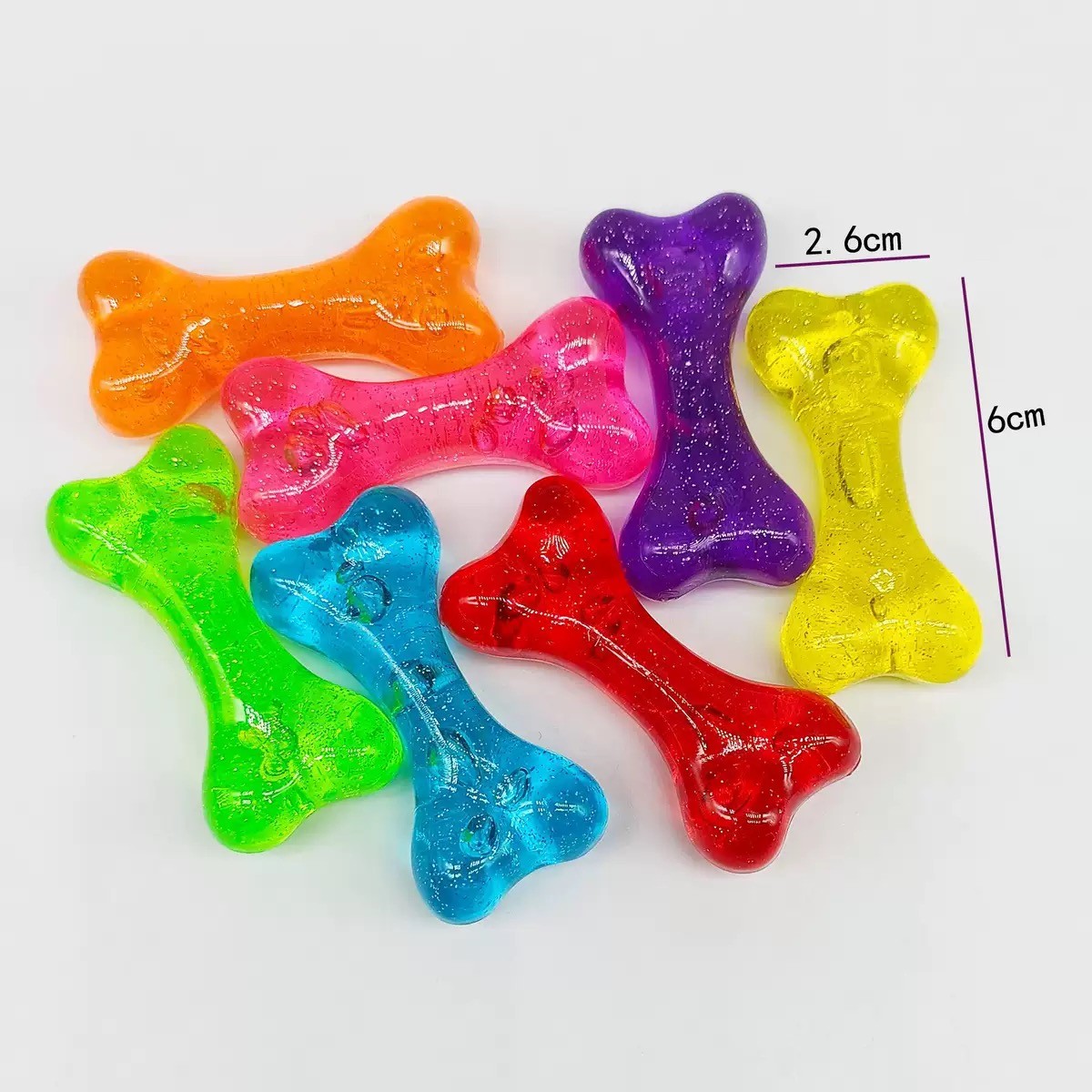 Forme d'os de couleur aléatoire