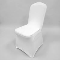 Housses de chaise de banquet en spandex réutilisables et faciles d'entretien, disponibles en gros et en couleurs personnalisées pour les entreprises de location d'événements