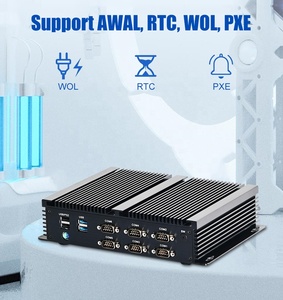 Mini PC industriel sans ventilateur MiniTree I7 7510U 10510U 4GHz 4K double écran Linux double carte réseau 6xRS232 Com 4G SIM support VESA en stock - Product Image 5