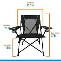 Chaise pliante légère et portable sur mesure pour événements, idéale pour le camping, la pêche, la randonnée, les pique-niques et la plage – Vente en gros