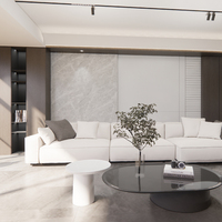 Panneau mural intérieur en PVC imperméable, charbon de bambou, PET, revêtement UV, ignifuge, effet marbre, pour projets hôteliers et commerciaux