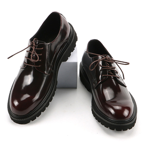 Chaussures Oxford en cuir véritable pour homme, style automne, formelles, en cuir de vachette, à lacets, anti-odeur, imperméables et intemporelles - Product Image 1