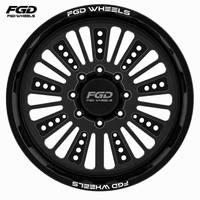 Jantes en alliage forgées personnalisables de 22, 24, 26 et 28 pouces, style H, à déport profond, PCD 8x180, pour pick-up pleine grandeur Chevy RAM