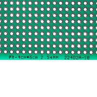 Carte PCB double face 4*6CM Vert DIY Cartes principales Prototype Pcb Universal Board