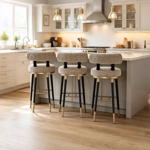 Tabouret <span class=keywords><strong>de</strong></span> <span class=keywords><strong>bar</strong></span> en velours <span class=keywords><strong>de</strong></span> luxe, <span class=keywords><strong>chaise</strong></span> haute moderne et minimaliste en acier inoxydable pour villa et projet d'îlot <span class=keywords><strong>de</strong></span> cuisine haut <span class=keywords><strong>de</strong></span> gamme - Product Image 3