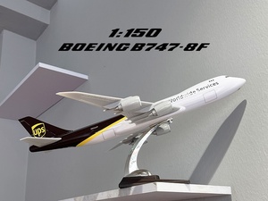 Boeing B747 UPS Air <span class=keywords><strong>Cargo</strong></span> Aircraft 1:150 Escala Avião Modelo Ups Airlines 747 Avião De Carga 47cm Aircraft <span class=keywords><strong>Model</strong></span> - Product Image 3