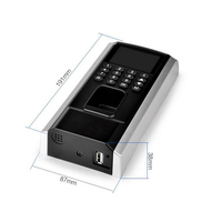 Contrôle d'accès par empreintes digitales, pour personnel, surveillance du temps, RFID, biométrique, TCP/IP, port USB