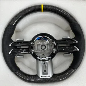 Volante de Cuero Dragonfly <span class=keywords><strong>AMG</strong></span> para <span class=keywords><strong>Mercedes</strong></span> <span class=keywords><strong>Benz</strong></span> para Modelos Antiguos y Nuevos A180 LC200 LE300 GLC260 GLA200 <span class=keywords><strong>ml</strong></span> <span class=keywords><strong>350</strong></span> W166 - Product Image 3