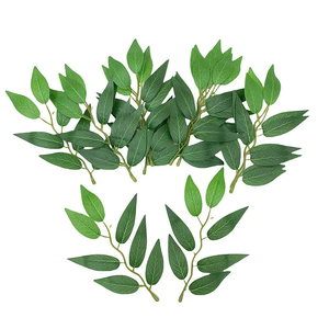Ruscus Artificial Atacado: Guirlanda de Folhagem Verde 65cm Luxuosa Italiana para Buquês de Casamento DIY e Plantas Artificiais de Samambaia - Product Image 4