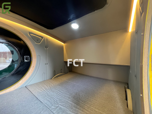 Personnalisé en gros luxueux Atv pop aérodynamiquement Camping larme remorque avec de grands équipements - Product Image 5