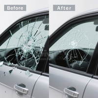 Qualität hoch klar 1,52*30m 12Mil Sicherheits fenster folie selbst klebende dekorative Gebäude Auto Sicherheit Glasfenster folie