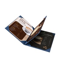 Menú de Cuero Personalizado que Promueve las Ventas, Cubiertas de Menú de Restaurante de Alta Calidad, Carpeta de Menú, Tiendas de Hoteles, Bar de Vinos, Menú de Cuero Personalizado