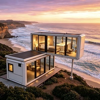 Cabine de jardin moderne de 20 pieds, bureau préfabriqué, maisonnette modulaire, studio, homologuée SAA, prête pour l'énergie solaire, pour l'Australie