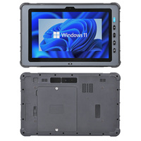 Tablet Industrial Resistente de 10.1 Pulgadas, Intel I7, 16GB+128GB, GPS, con NFC, Lector de Códigos de Barras 2D, RFID, Conector de Aviación RJ45, RS232, Precio de Fábrica