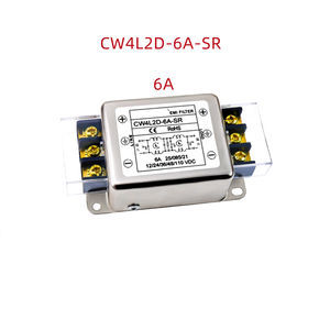 Filtro di alimentazione monofase a due stadi 110V DC CW4L2D-3A/6A/10A/20A-SR Anti-jamming 3A Audio 6A CW4L2D-20A-SR di purificazione Audio - Product Image 4