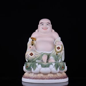 Statues de <span class=keywords><strong>Bouddha</strong></span> Bodhisattva Saha Trois Quatre Saints Maitreya Bodhisattva en imitation <span class=keywords><strong>porcelaine</strong></span> moulées à la main pour la vénération dévotionnelle - Product Image 3