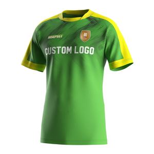 Camisetas de Rugby Hawaianas de Punto para Hombre, Estilo Deportivo, Cuello Redondo, de Secado Rápido, para Gimnasio, Personalizables por el Fabricante - Product Image 1