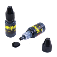 10ml Tissu Tissus Timbre Encre Photosensible Timbre Auto-encreur Flash Encre Noir