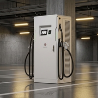 Station de recharge DC Bluesky 30 kW - 240 kW pour véhicules électriques, borne de recharge extérieure pour voitures électriques, station de recharge commerciale